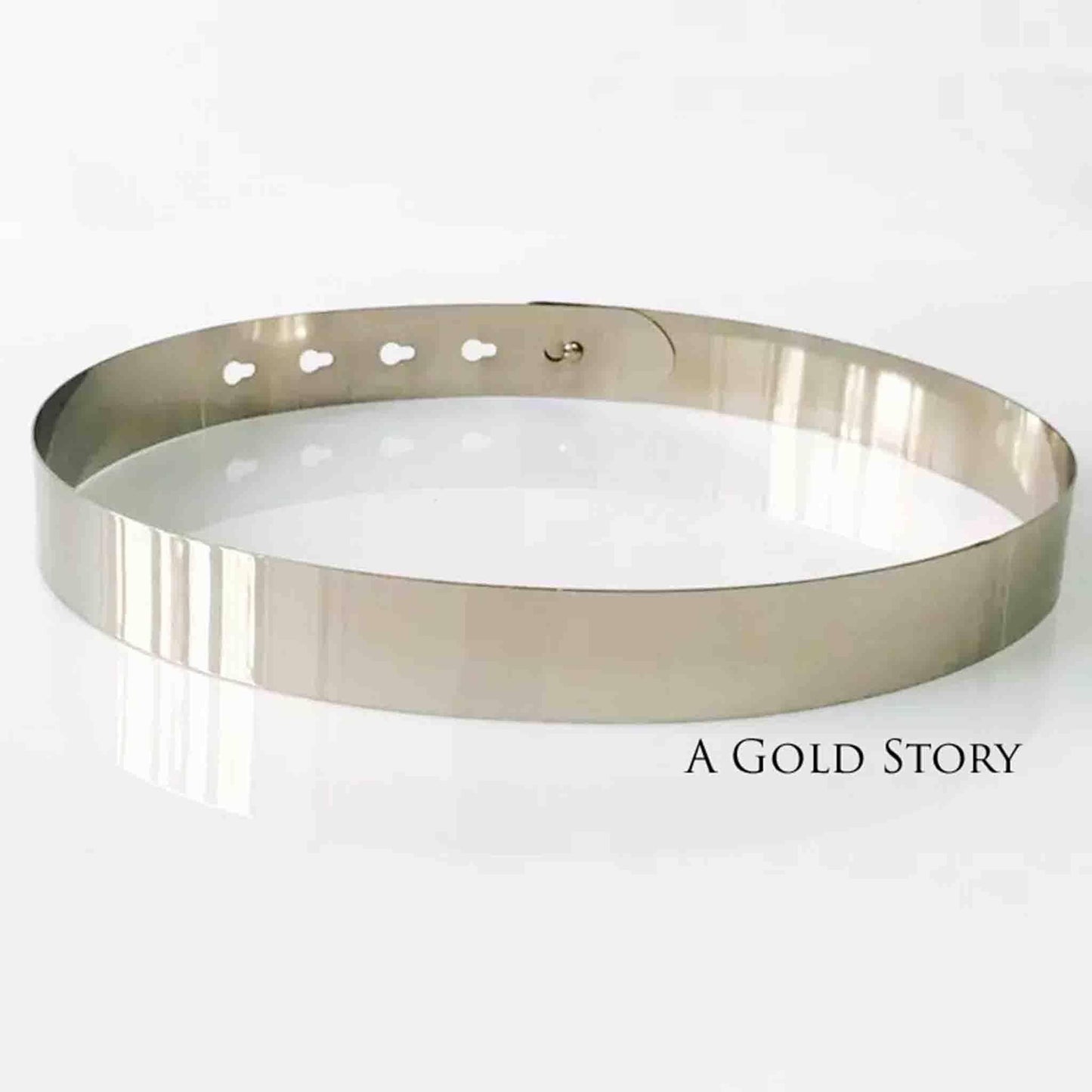 ARIA METAL BELT SILVER - A GOLD STORY