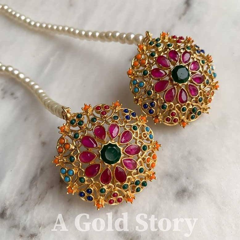 HIBA EAR STUDS - A GOLD STORY