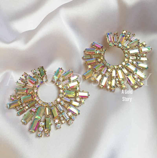 KIARA EARRINGS HOLOGRAPHIC - A GOLD STORY