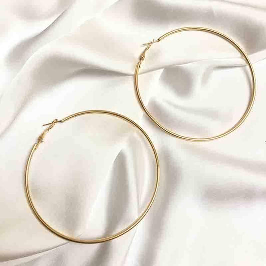 OVERSIZED HOOPS - A GOLD STORY