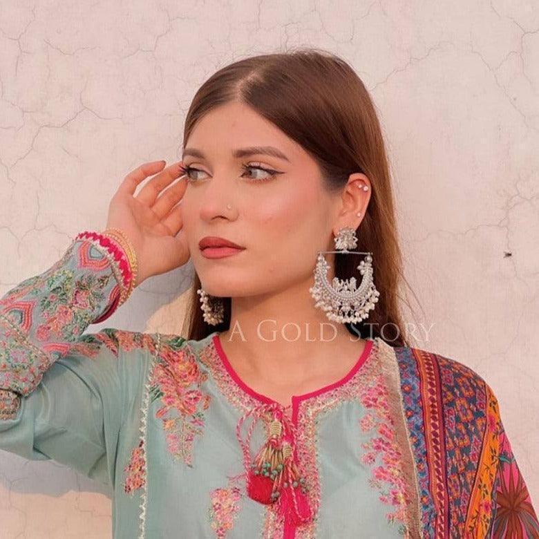 PRENA EARRINGS SILVER - A GOLD STORY