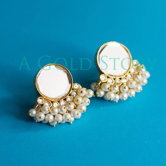 KUMARI KUNDAN STUDS PEARL - A GOLD STORY
