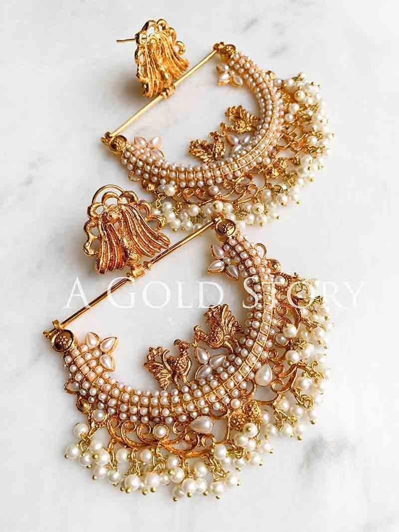 PRENA EARRINGS GOLDEN - A GOLD STORY
