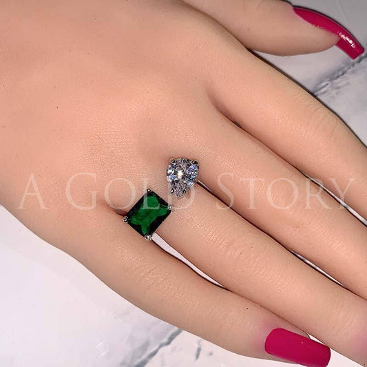 KYLIE RING GREEN - A GOLD STORY